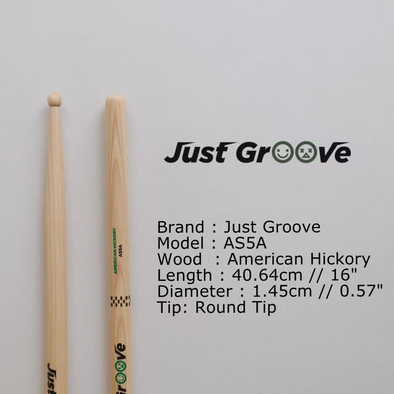 JustGroove AS5A Drumsticks