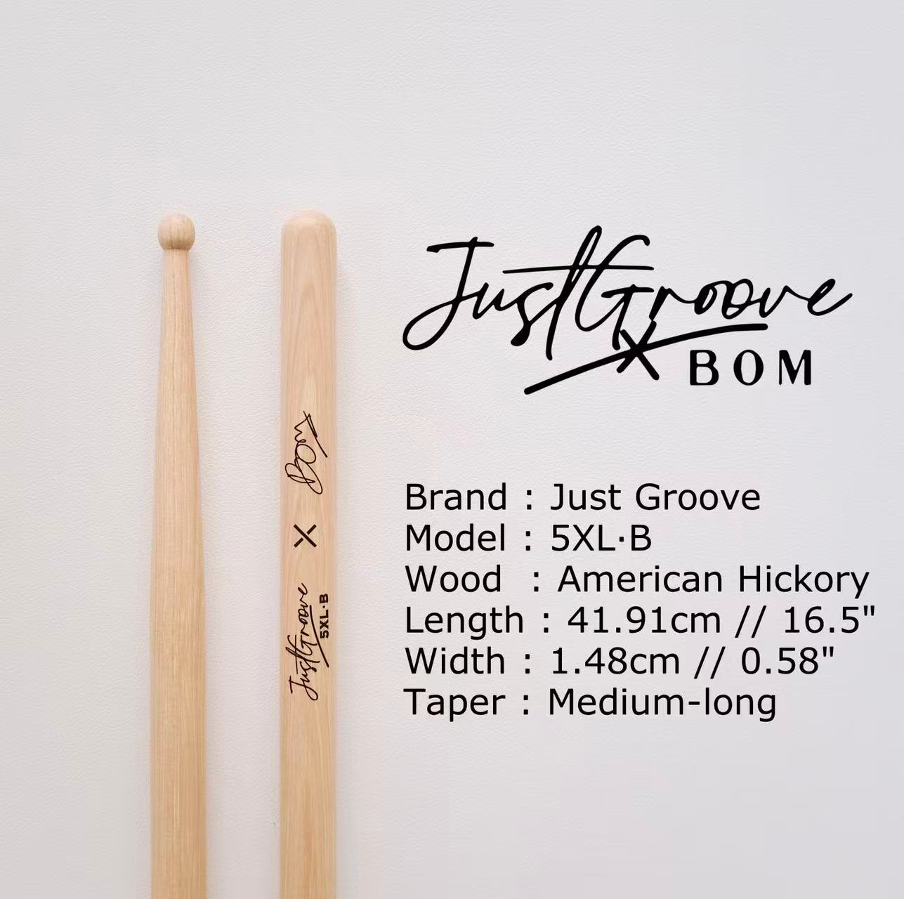 [Artist Series] Bom 5XL.B Signature Drumsticks