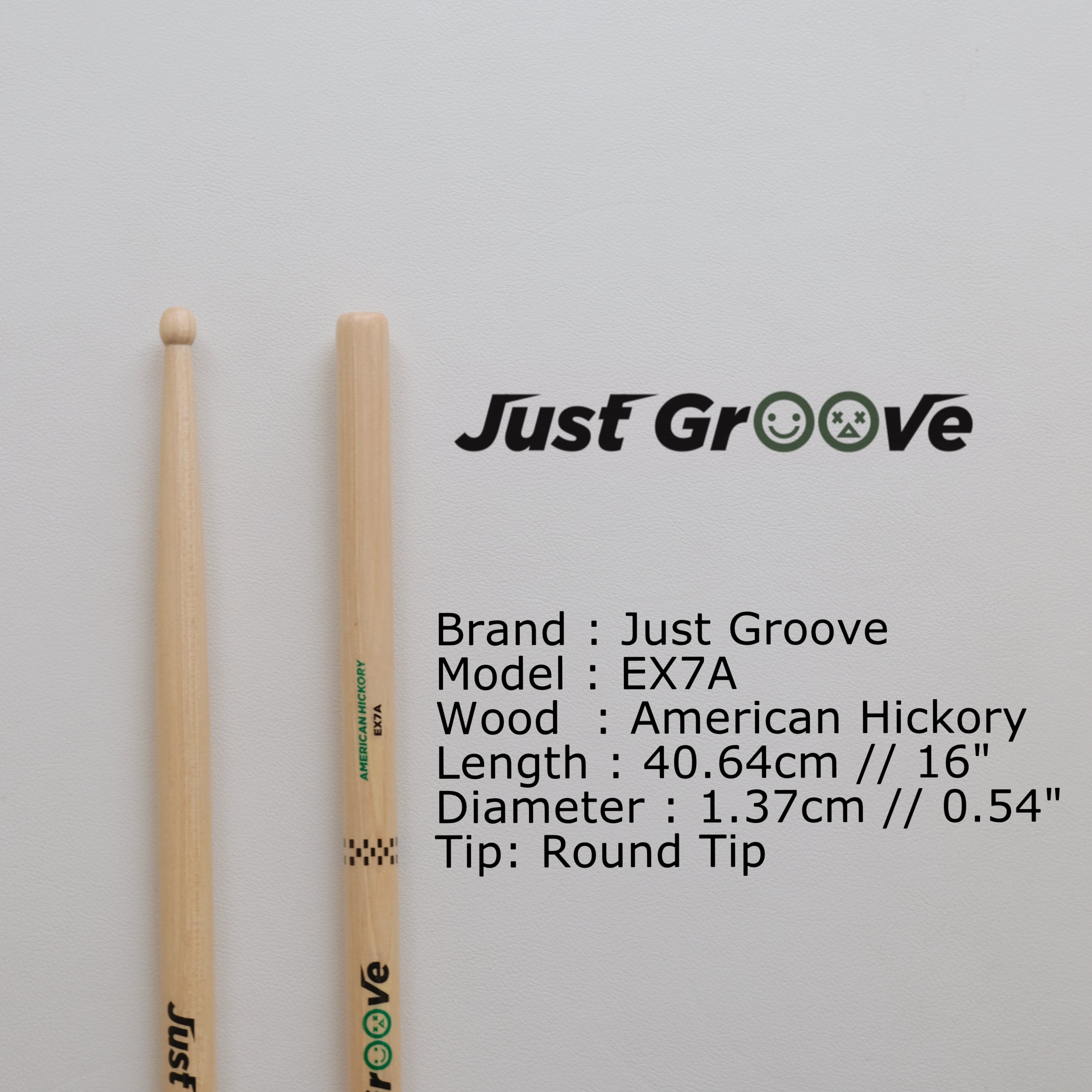 JustGroove EX7A Drumsticks